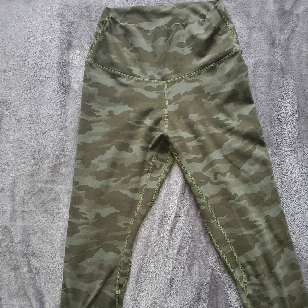 Army green leggings